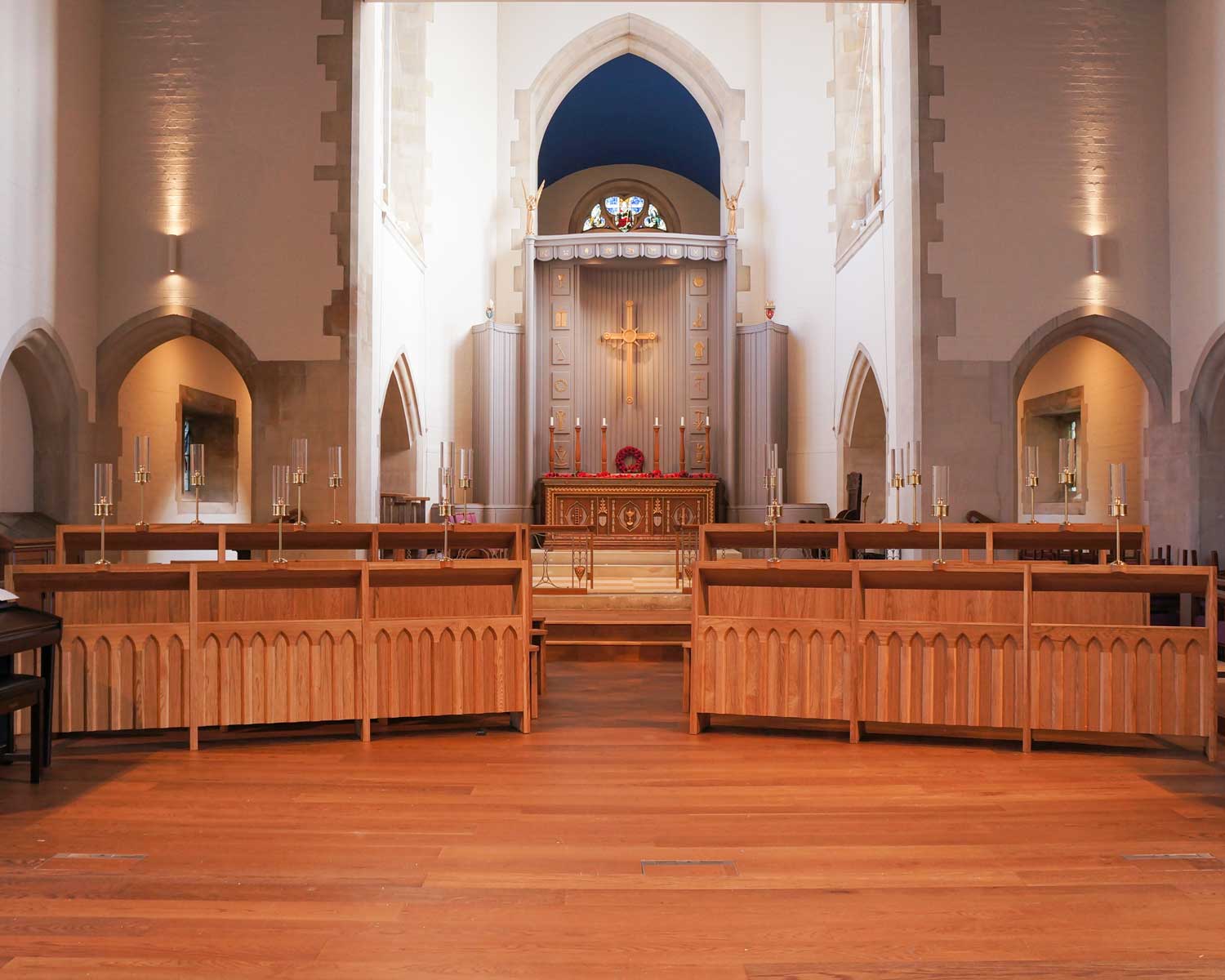 Choir Stalls for St Mildred's Church Croydon Dovetailors