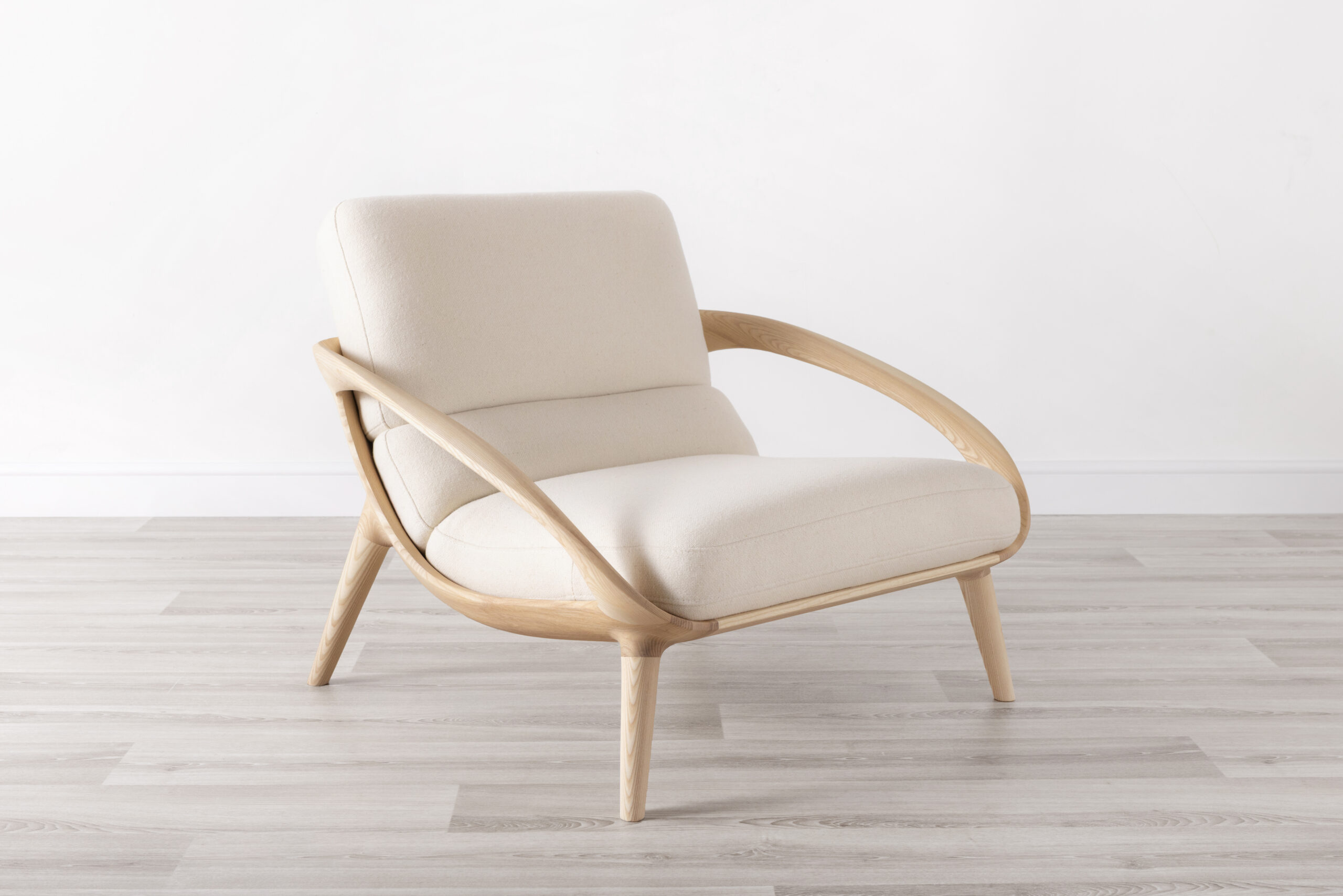 Moor Wood & Wool Lounge Chair - Image 3