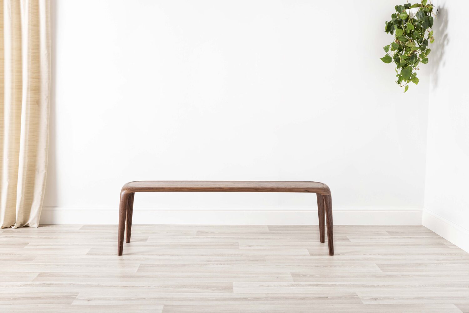 Walnut Solid Wood Bench