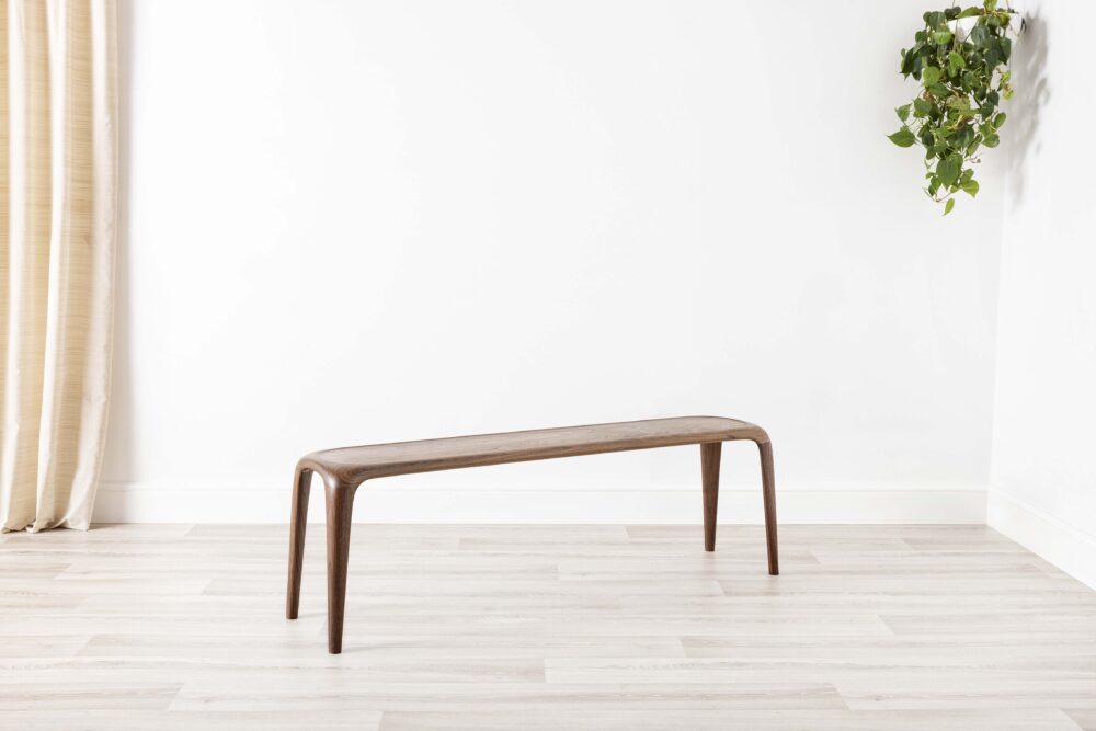 Walnut Solid Wood Bench