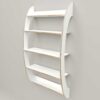 Curved-wall-elipse-shelf-crystal-white-Formica - by Dovetailors