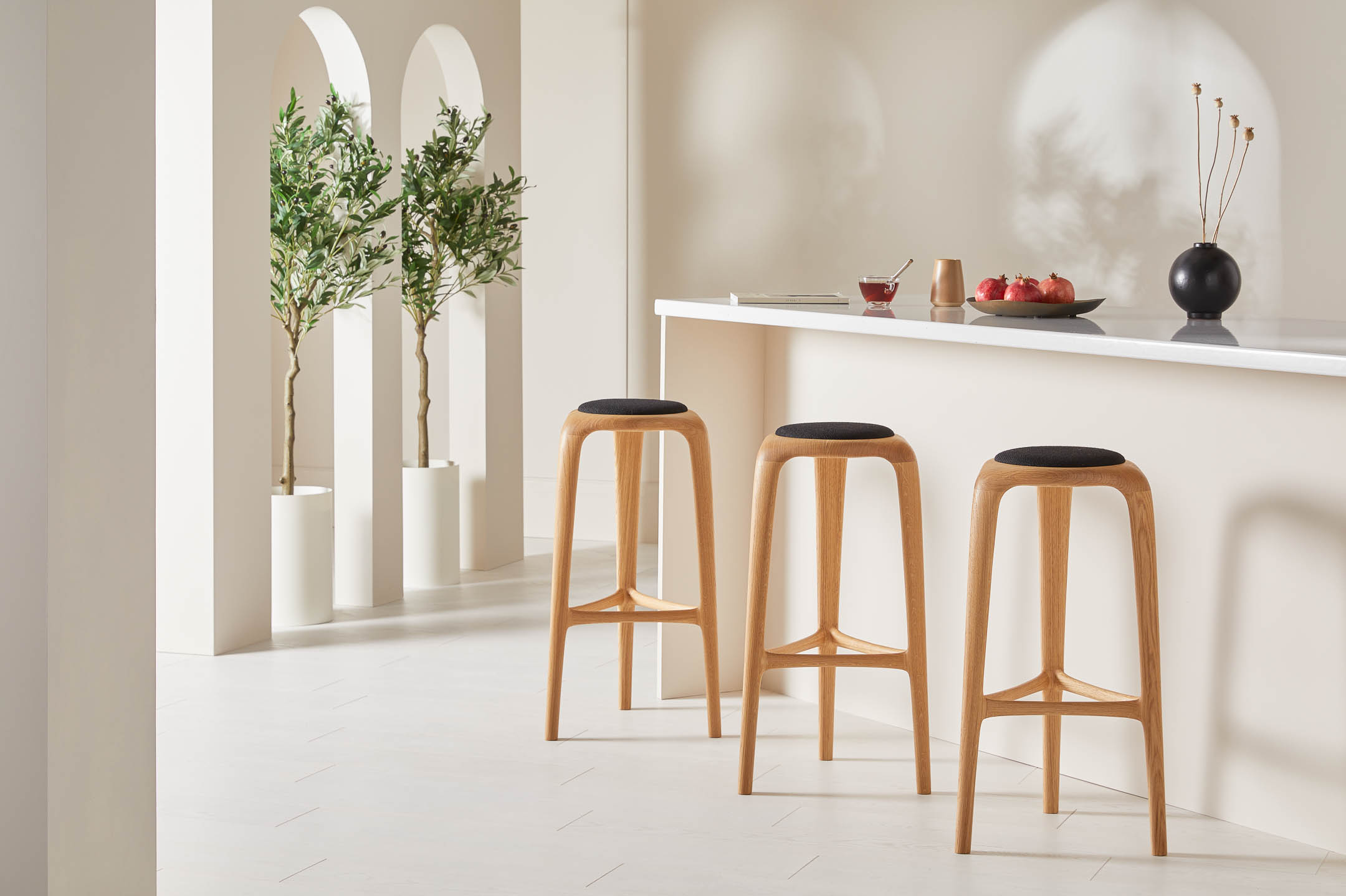 FP/W-3 Upholstered Bar Stool