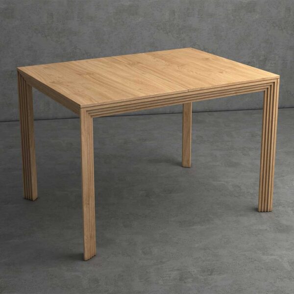 Contemporary stepped extending dining table