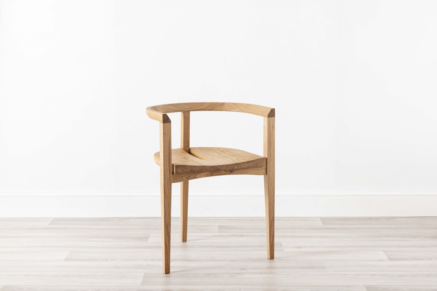 Contemporary Wood Chair Oak