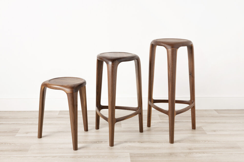 American Walnut Stools